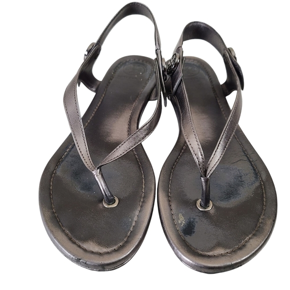 Tory Burch Minnie Travel Slingback Sandals Size 7.5 - Picture 4 of 8